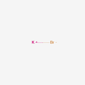 Potassium bromide chemical structure (CAS 7758-02-3)