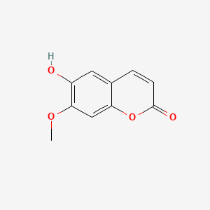 6-Hydroxy-7-methoxy-2H-chromen-2-one chemical structure (CAS 776-86-3)