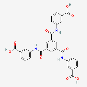 3,3',3''-((Benzene-1,3,5-tricarbonyl)tris(azanediyl))tribenzoic acid chemical structure (CAS 776242-89-8)