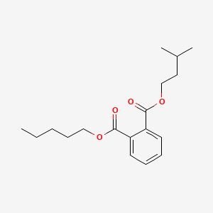 Isopentyl pentyl phthalate chemical structure (CAS 776297-69-9)