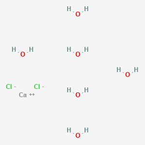 Calcium chloride hexahydrate chemical structure (CAS 7774-34-7)