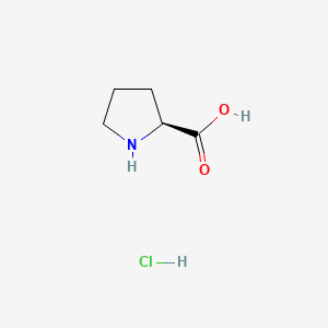 (S)-Pyrrolidine-2-carboxylic acid hydrochloride chemical structure (CAS 7776-34-3)