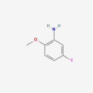 2-Amino-4-iodoanisole chemical structure (CAS 77770-09-3)