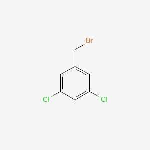 1-(Bromomethyl)-3,5-dichlorobenzene chemical structure (CAS 7778-01-0)