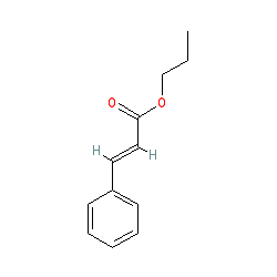 Propyl 3-Phenylacrylate chemical structure (CAS 7778-83-8)