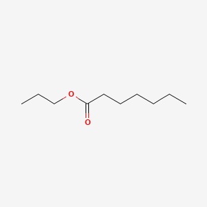 Propyl heptanoate chemical structure (CAS 7778-87-2)
