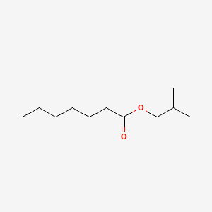 Isobutyl heptanoate chemical structure (CAS 7779-80-8)