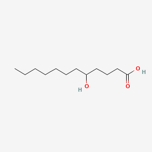 5-Hydroxydodecanoic acid chemical structure (CAS 7779-95-5)