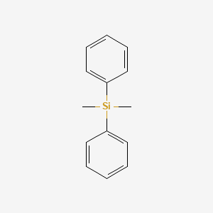 Dimethyldiphenylsilane chemical structure (CAS 778-24-5)