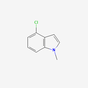4-Chloro-1-methyl-1H-indole chemical structure (CAS 77801-91-3)