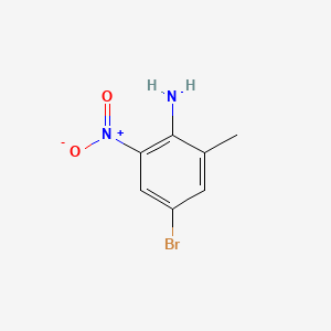 4-Bromo-2-methyl-6-nitroaniline chemical structure (CAS 77811-44-0)
