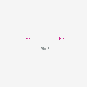 Manganese(II) difluoride chemical structure (CAS 7782-64-1)