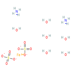 Ammonium iron(Ⅱ) sulfate hexahydrate chemical structure (CAS 7783-85-9)