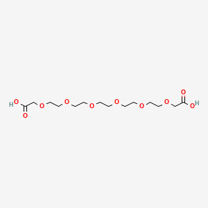 3,6,9,12,15,18-Hexaoxaicosane-1,20-dioic acid chemical structure (CAS 77855-76-6)