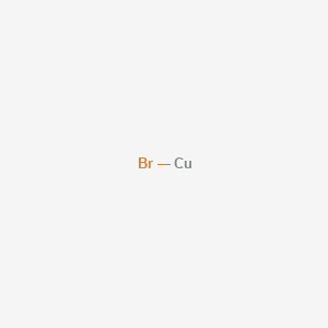 Copper(I) bromide chemical structure (CAS 7787-70-4)
