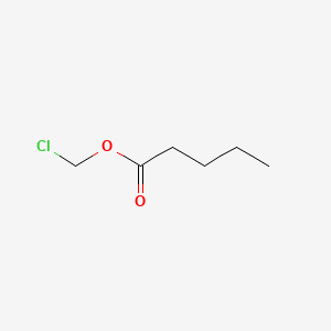 Chloromethyl pentanoate chemical structure (CAS 77877-94-2)