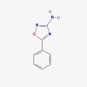 5-Phenyl-1,2,4-oxadiazol-3-amine chemical structure (CAS 7788-14-9)