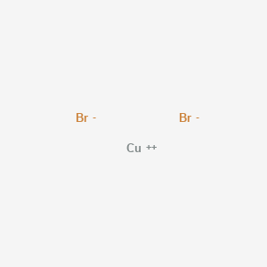 Cupric bromide chemical structure (CAS 7789-45-9)