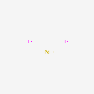 Palladium(II) iodide chemical structure (CAS 7790-38-7)