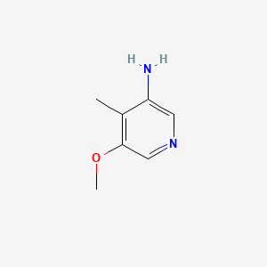 5-Methoxy-4-methylpyridin-3-amine chemical structure (CAS 77903-28-7)