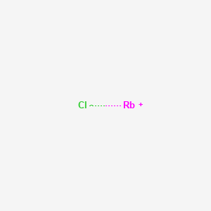 Rubidiumchloride chemical structure (CAS 7791-11-9)