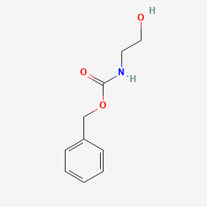 Benzyl (2-hydroxyethyl)carbamate chemical structure (CAS 77987-49-6)