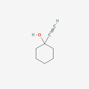 1-Ethynyl-1-cyclohexanol chemical structure (CAS 78-27-3)