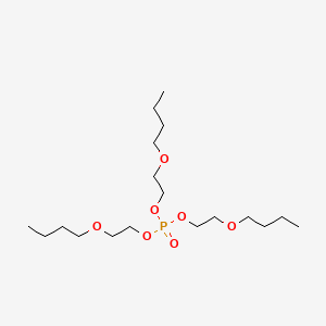 Tris(2-butoxyethyl)phosphate chemical structure (CAS 78-51-3)