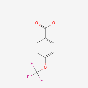 Methyl 4-(trifluoromethoxy)benzoate chemical structure (CAS 780-31-4)