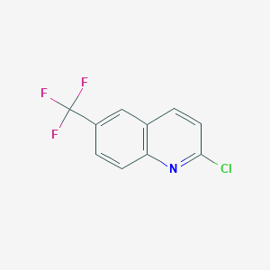 2-Chloro-6-(trifluoromethyl)quinoline chemical structure (CAS 78060-56-7)