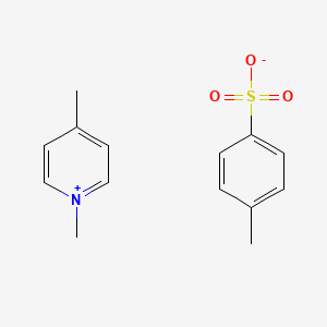 1,4-Dimethylpyridin-1-ium 4-methylbenzenesulfonate chemical structure (CAS 78105-28-9)