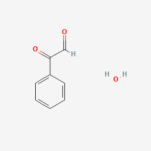 2-Oxo-2-phenylacetaldehyde hydrate chemical structure (CAS 78146-52-8)
