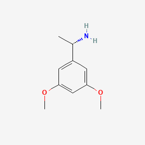 (S)-1-(3,5-Dimethoxyphenyl)ethanamine chemical structure (CAS 781580-43-6)