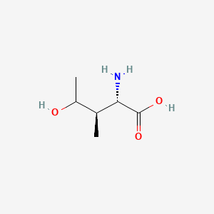 (2S,3R)-2-Amino-4-hydroxy-3-methylpentanoic acid chemical structure (CAS 781658-23-9)