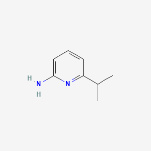 2-Amino-6-isopropylpyridine chemical structure (CAS 78177-12-5)