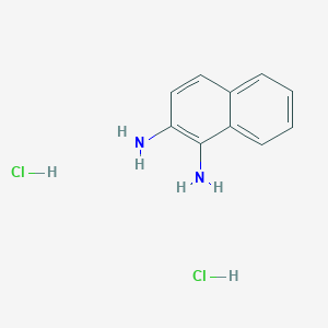 Naphthalene-1,2-diamine dihydrochloride chemical structure (CAS 78196-74-4)