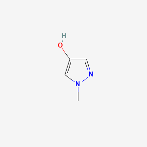 1-Methyl-1H-pyrazol-4-ol chemical structure (CAS 78242-20-3)