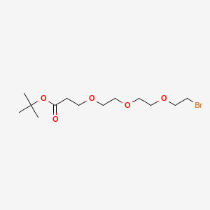 Bromo-peg3-t-butyl ester chemical structure (CAS 782475-37-0)