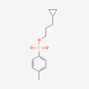 3-Cyclopropylpropyl 4-methylbenzenesulfonate chemical structure (CAS 78300-37-5)