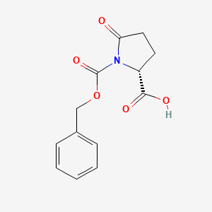 (R)-1-((Benzyloxy)carbonyl)-5-oxopyrrolidine-2-carboxylic acid chemical structure (CAS 78339-57-8)