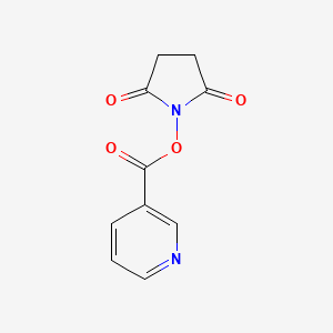 2,5-Dioxopyrrolidin-1-yl nicotinate chemical structure (CAS 78348-28-4)