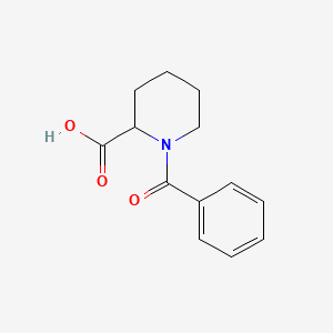 1-Benzoylpiperidine-2-carboxylic acid chemical structure (CAS 78348-46-6)