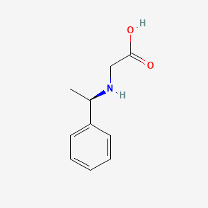 (R)-2-((1-Phenylethyl)amino)acetic acid chemical structure (CAS 78397-15-6)