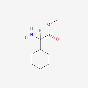 Methyl 2-amino-2-cyclohexylacetate chemical structure (CAS 784129-23-3)