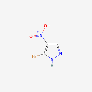 3-Bromo-4-nitro-1H-pyrazole chemical structure (CAS 784193-37-9)