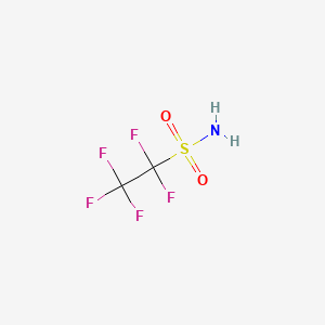 Pentafluoroethanesulfonamide chemical structure (CAS 78491-70-0)