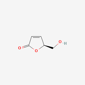 (S)-5-(Hydroxymethyl)furan-2(5H)-one chemical structure (CAS 78508-96-0)