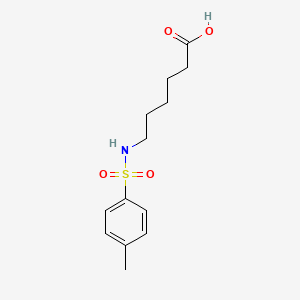 6-(4-Methylphenylsulfonamido)hexanoic acid chemical structure (CAS 78521-39-8)