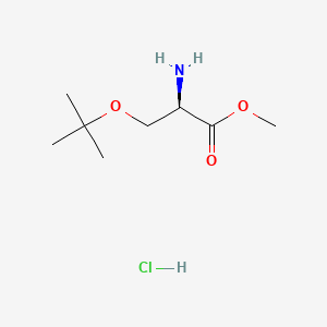 H-D-Ser(tBu)-OMe.HCl chemical structure (CAS 78537-14-1)