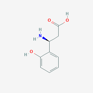 (S)-3-Amino-3-(2-hydroxyphenyl)propanoic acid chemical structure (CAS 785772-28-3)
